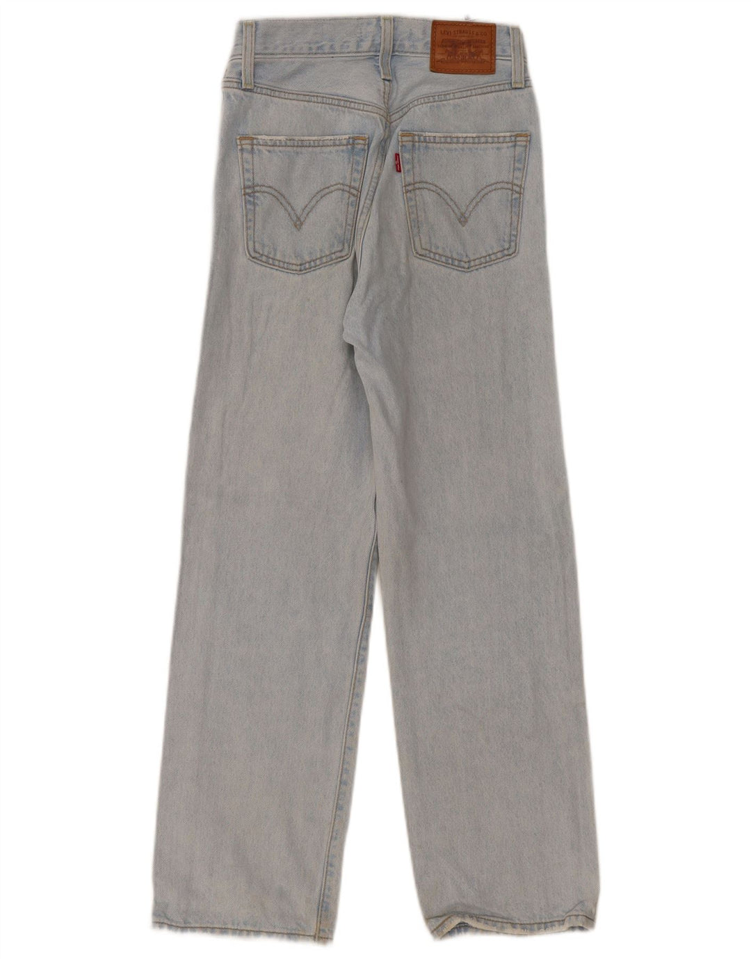 Blugi drepti pentru femei Levi's Ribcage W23 L27 Bumbac albastru