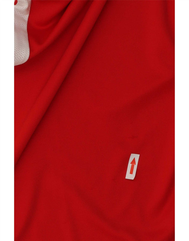 Tricou Nike Dri Fit pentru bărbați Top mic, roșu, poliester color bloc