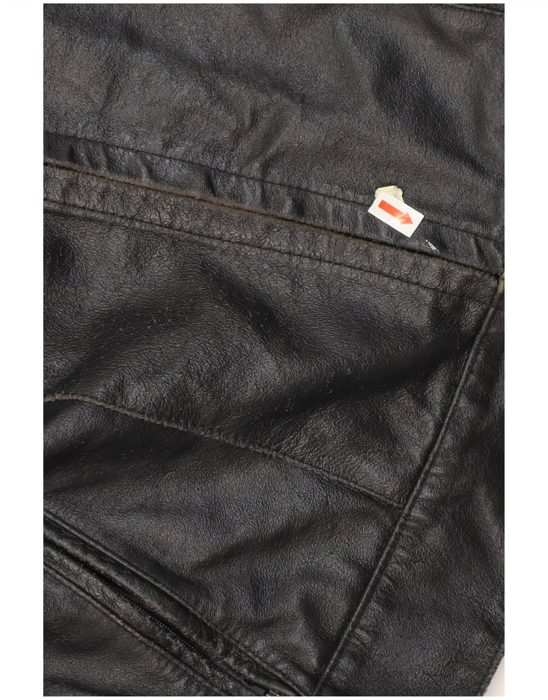 Jachetă Racer din piele pentru femei VINTAGE IT 42 Medium din piele neagră