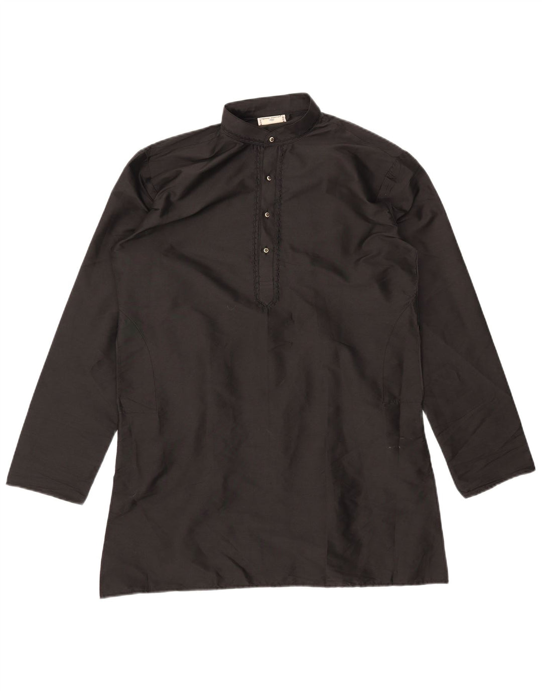 DENNIS MORTON Cămașă Pulover Kurta pentru bărbați Mărimea 40 Negru Mediu