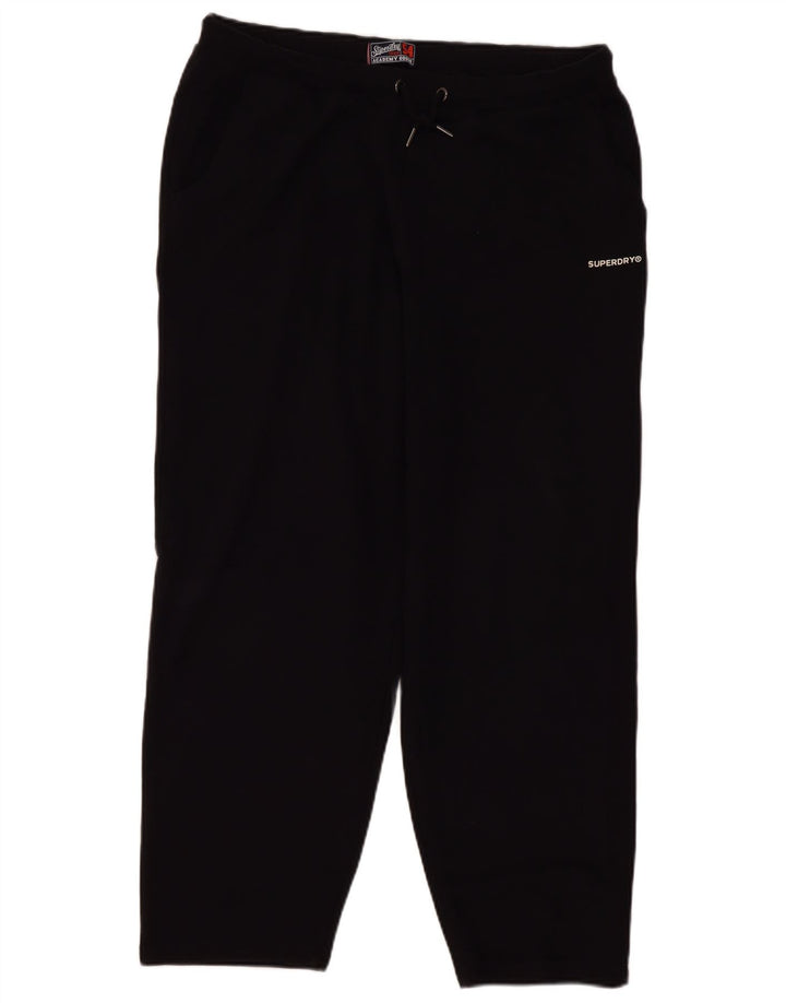 Pantaloni de trening Superdry pentru femei UK 16 Large Black