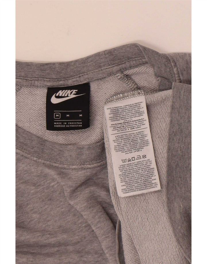 Pulover Nike pentru femei, UK 14, bumbac gri mediu