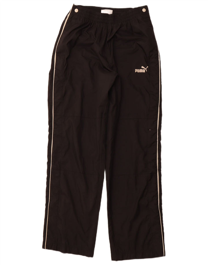 Pantaloni de trening PUMA pentru bărbați, poliester negru mic