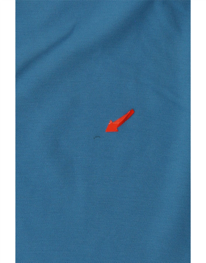 Tricou polo pentru bărbați Lotto 2XL, bumbac albastru