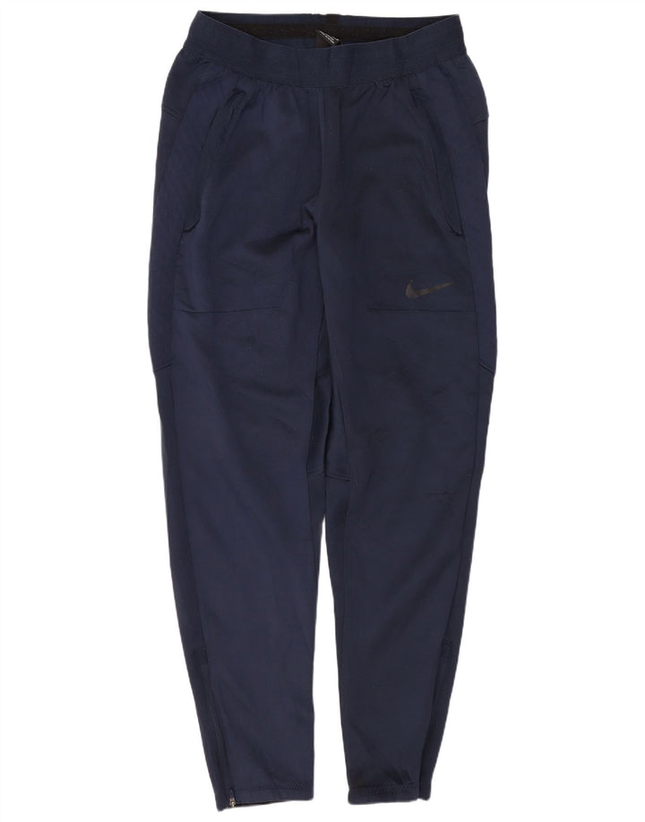 Pantaloni de trening NIKE pentru bărbați, poliester mediu albastru bleumarin