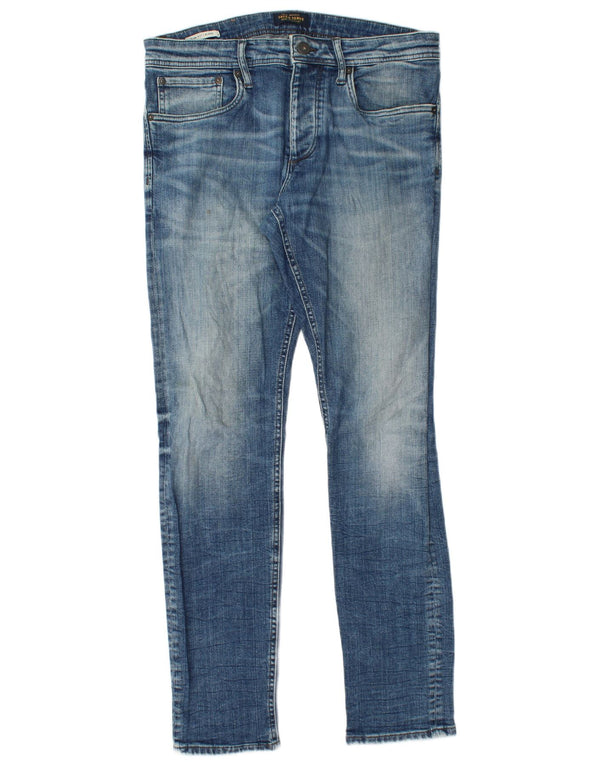 Blugi Jack & Jones GLENN Slim pentru bărbați W33 L32 albaștri
