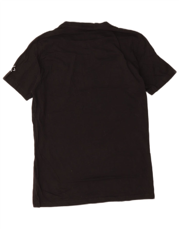 Tricou grafic pentru bărbați Replay Top mediu negru bumbac
