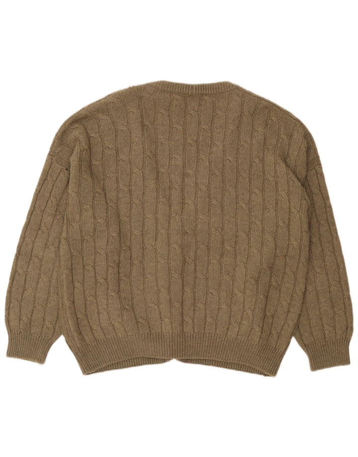 Pulover cardigan bărbați Il Granchio 2XL kaki