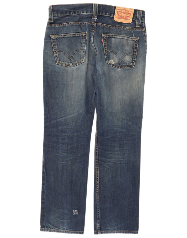 Blugi Levi's 511 Distressed Slim W33 L29 Bumbac albastru