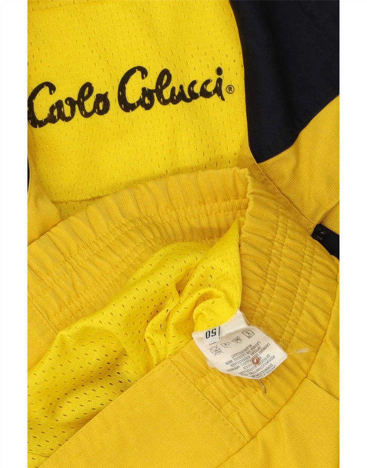 Carlo Colucci Jachetă Utilitară Bărbați IT 50 Mare Bumbac Galben