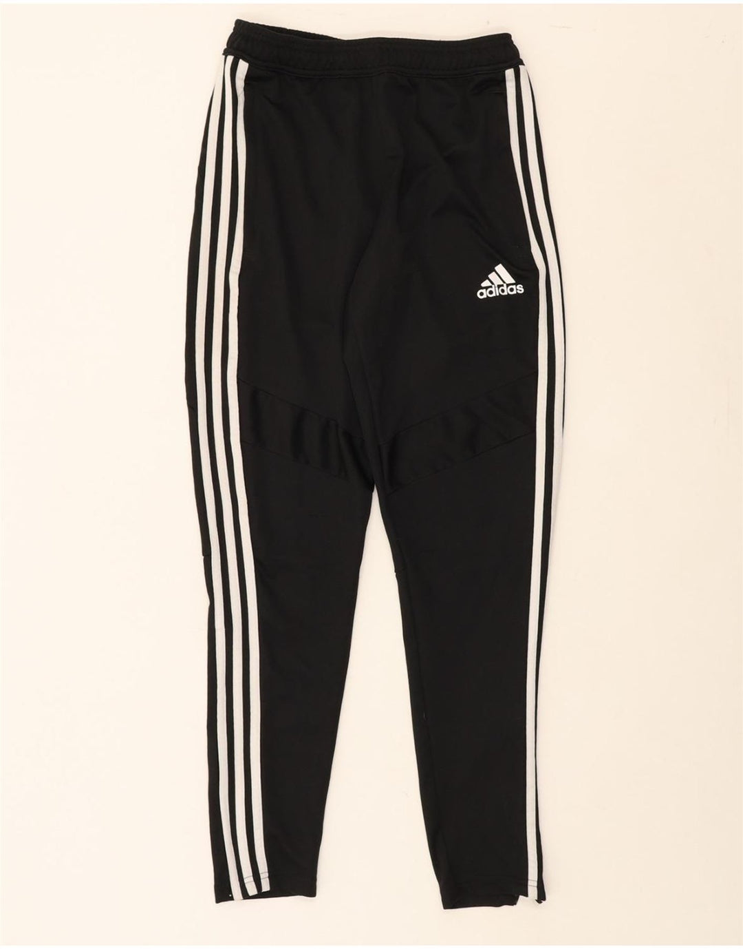 ADIDAS Mens Tracksuit Trousers Small  Black Polyester Vintage Adidas and Second-Hand Adidas from Messina Hembry 