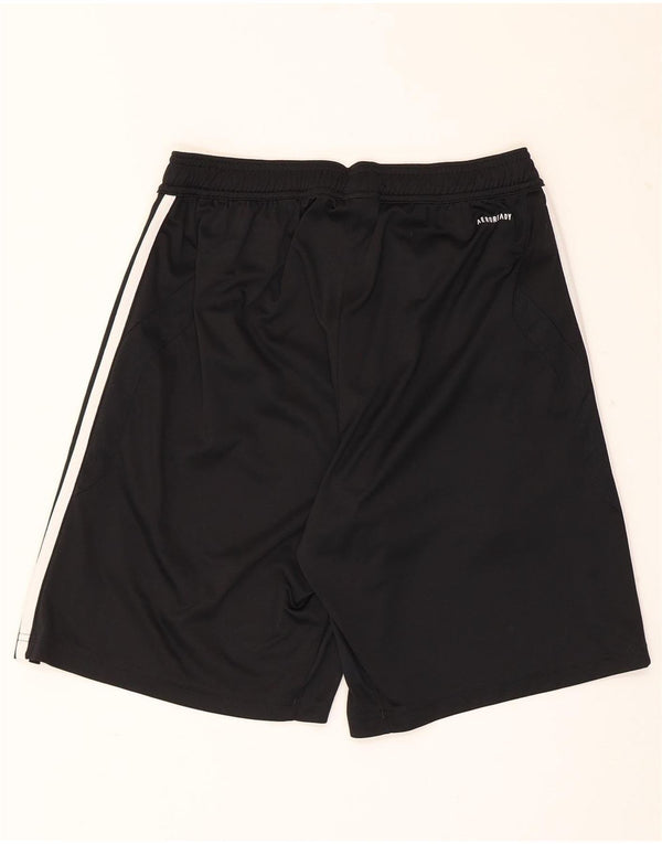 Pantaloni scurți sport Aeroready Adidas pentru bărbați, poliester mediu negru