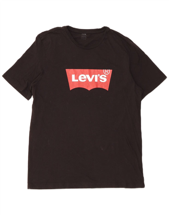 Tricou grafic pentru bărbați Levi's Top 2XL bumbac negru