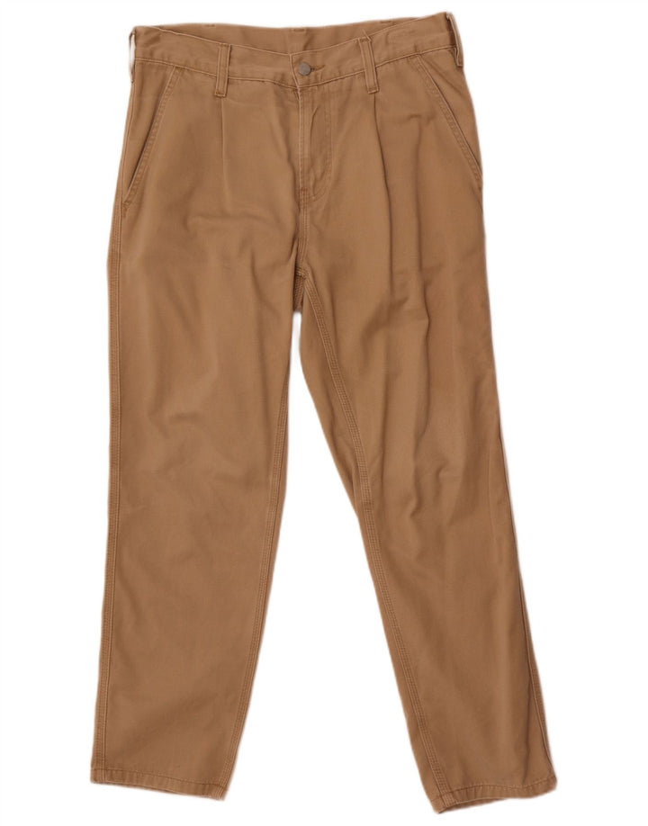 Pantaloni chino pentru bărbați Carhartt L29 L26 bumbac bej