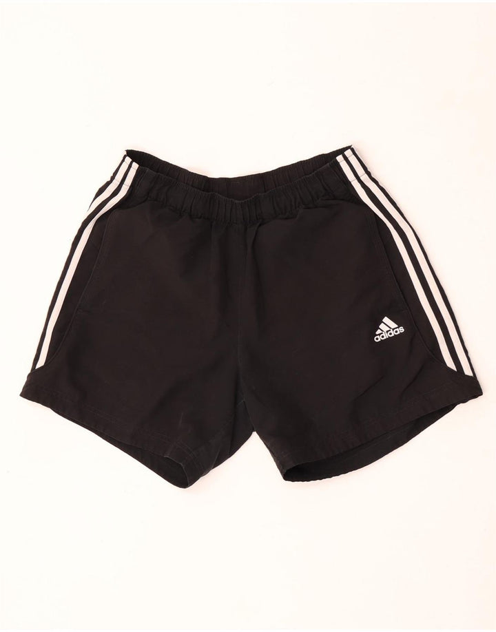 Pantaloni scurți sport pentru bărbați Adidas Climalite, poliester mediu negru