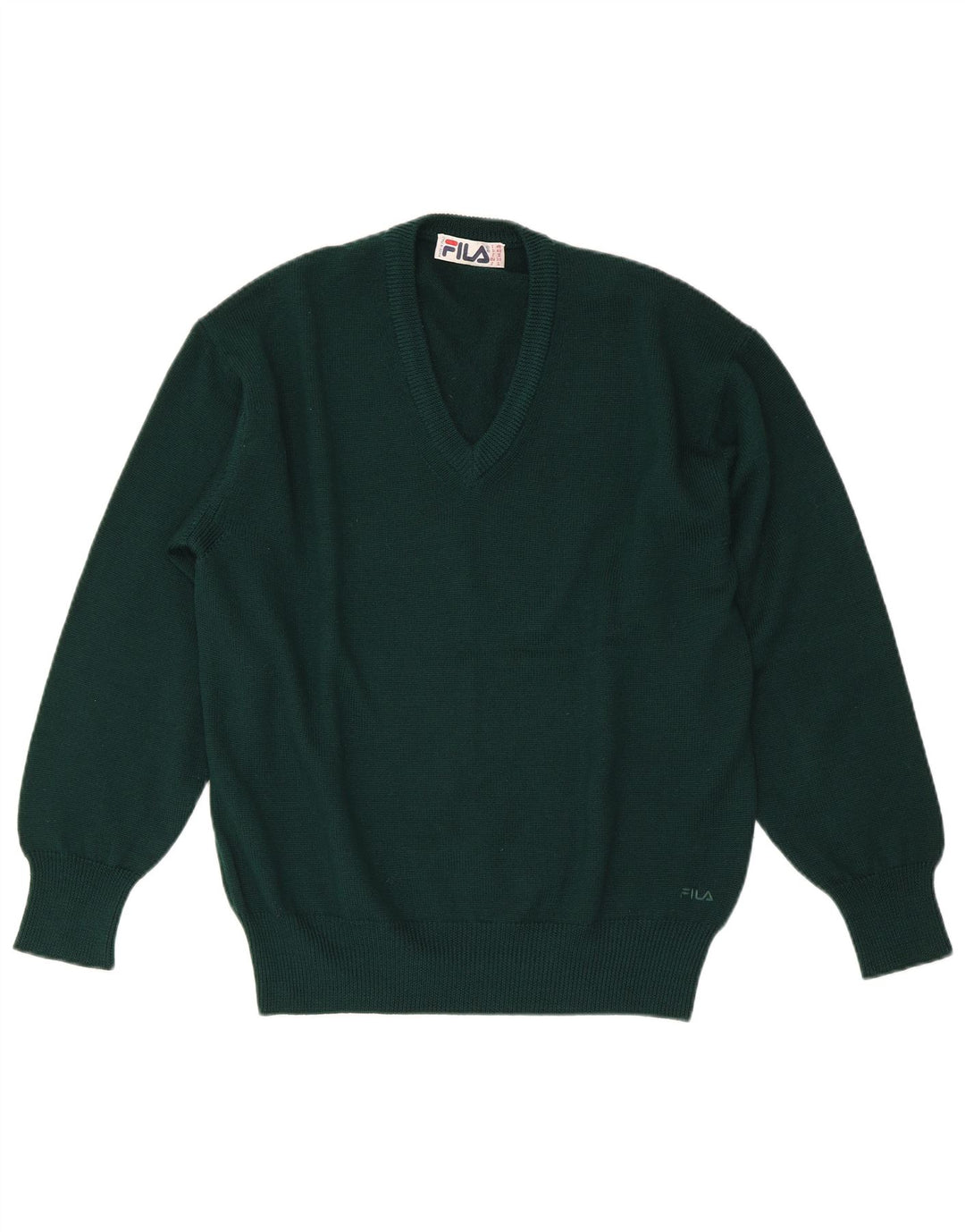 Pulover cu decolteu în V Fila pentru bărbați IT 48 Medium Green