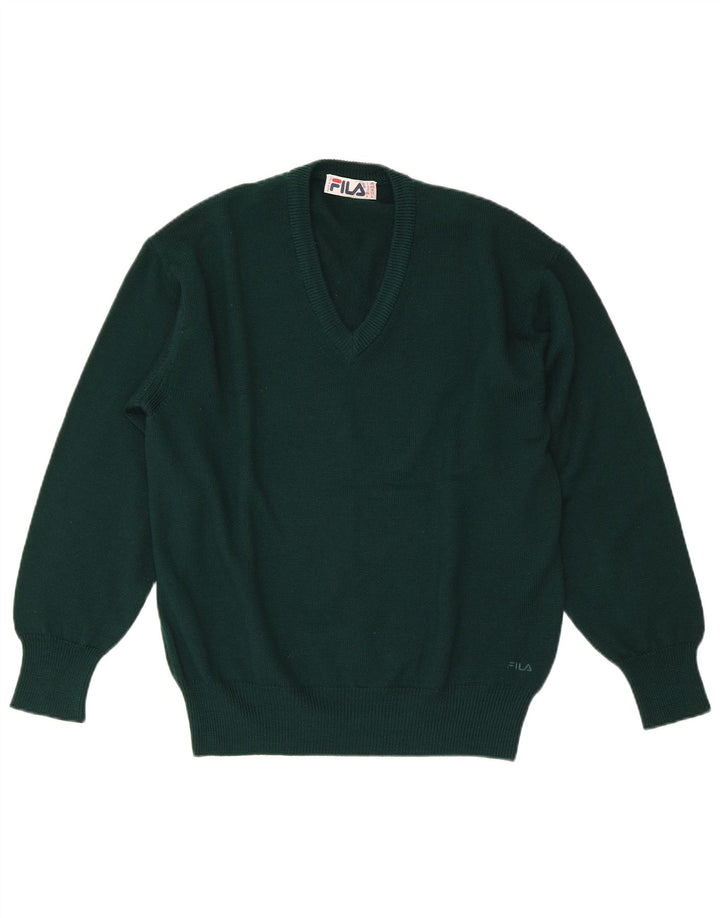 Pulover cu decolteu în V Fila pentru bărbați IT 48 Medium Green