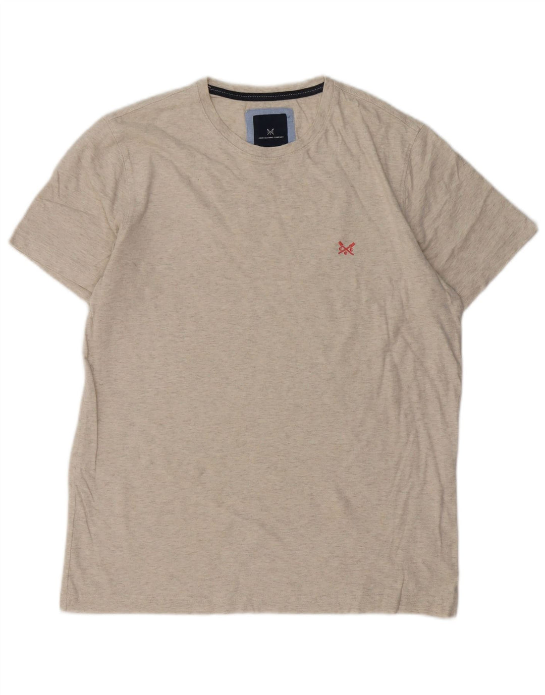 Crew Clothing Tricou pentru bărbați Top Mediu Gri bumbac cu pete
