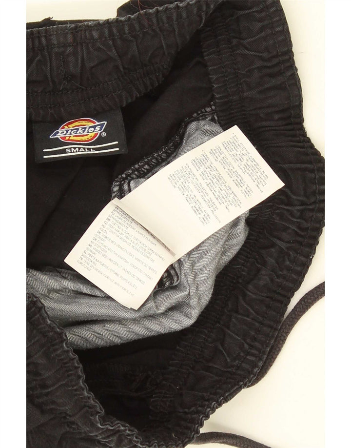 Pantaloni scurți chino Dickies pentru bărbați, mici W28, bumbac negru