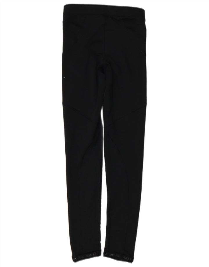 Leggings grafic NIKE pentru femei UK 4 XS negru