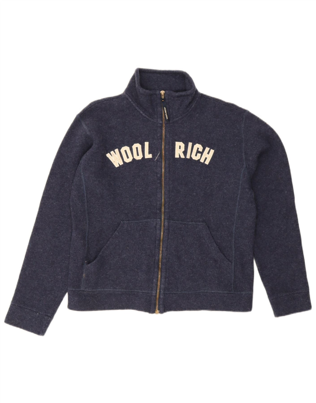 Woolrich Boys Graphic Trening Top Jachetă 11-12 ani Lână bleumarin
