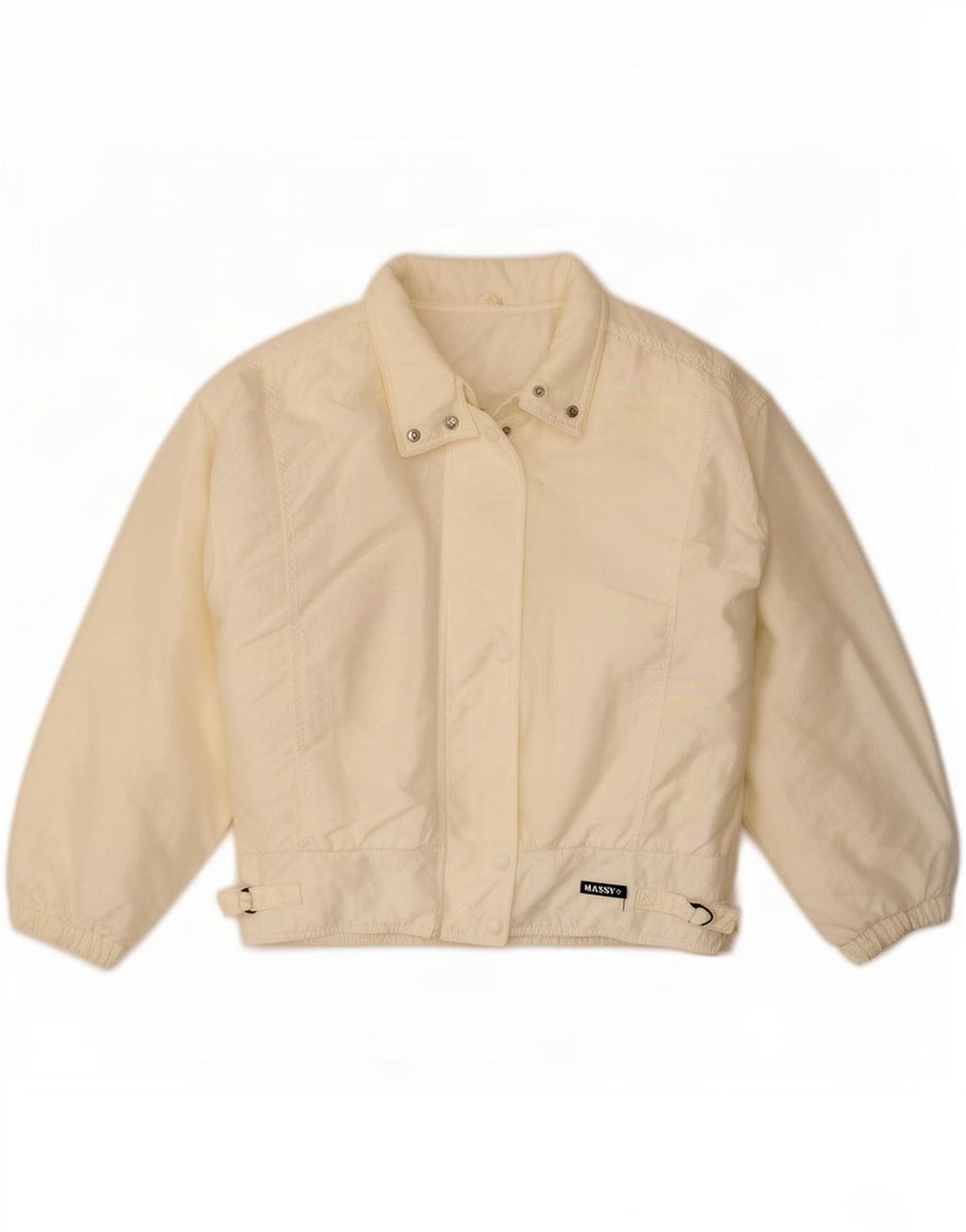 Bomber vintage pentru femei UK 14 Large White