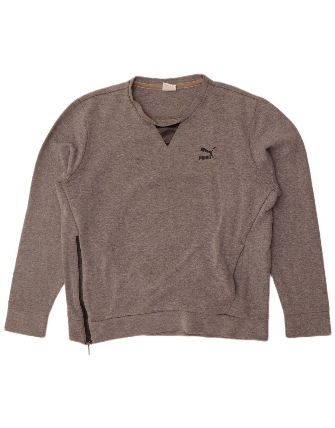 Pulover grafic pentru bărbați Puma Jumper XL bumbac gri