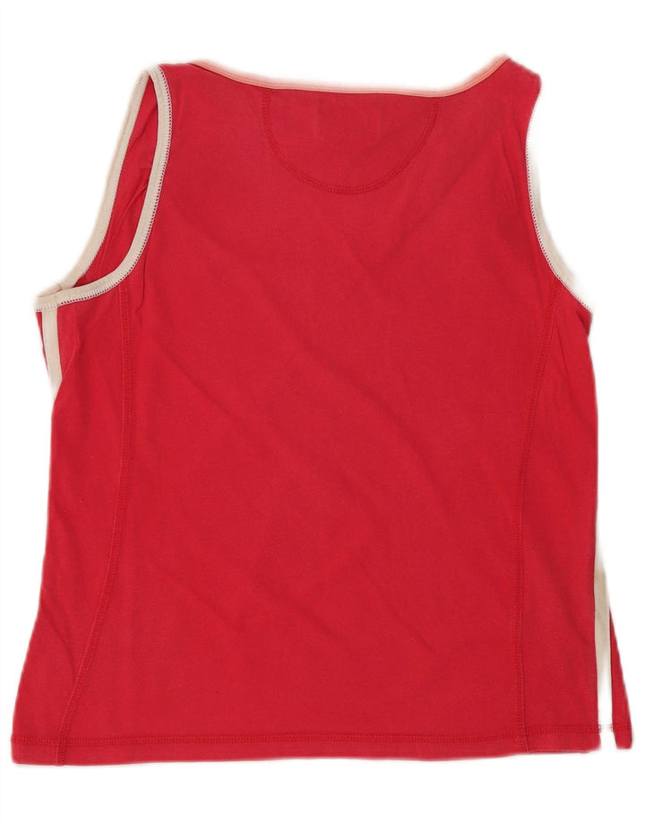 Vestă Champion Womens Top UK 10 Small Red Poliester