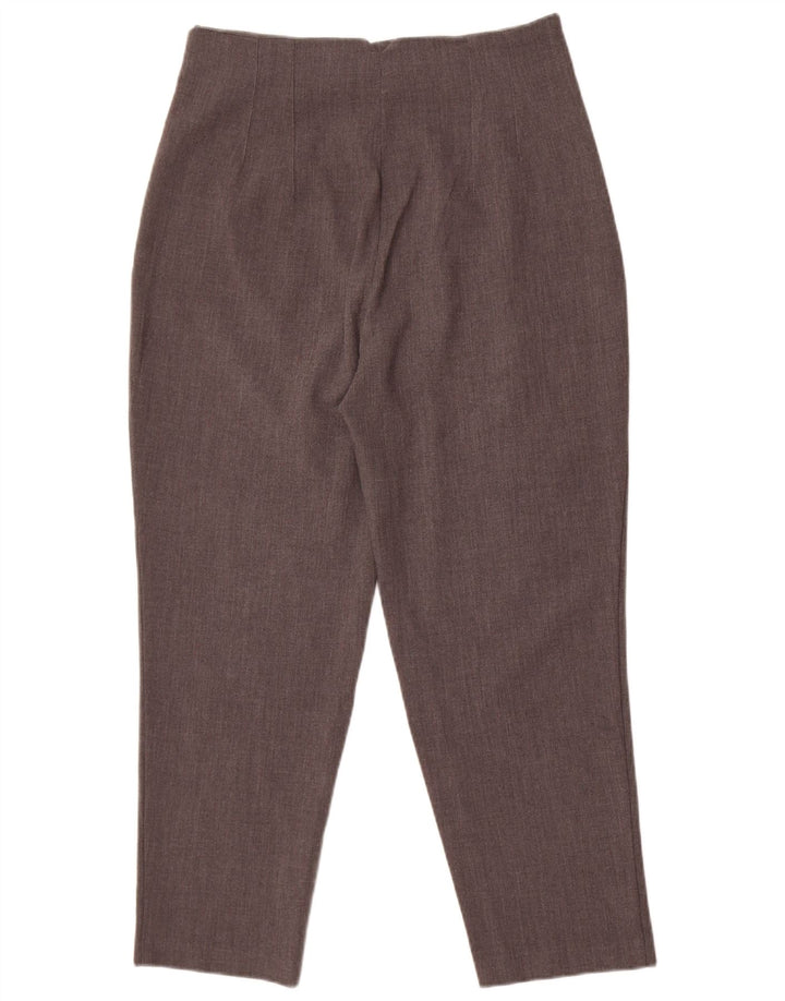 Pantaloni chino conici pentru femei Zara L30 L26 Gri Poliester