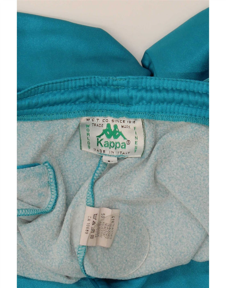 Pantaloni de trening grafic Kappa pentru bărbați, mari, albastru, poliester color bloc