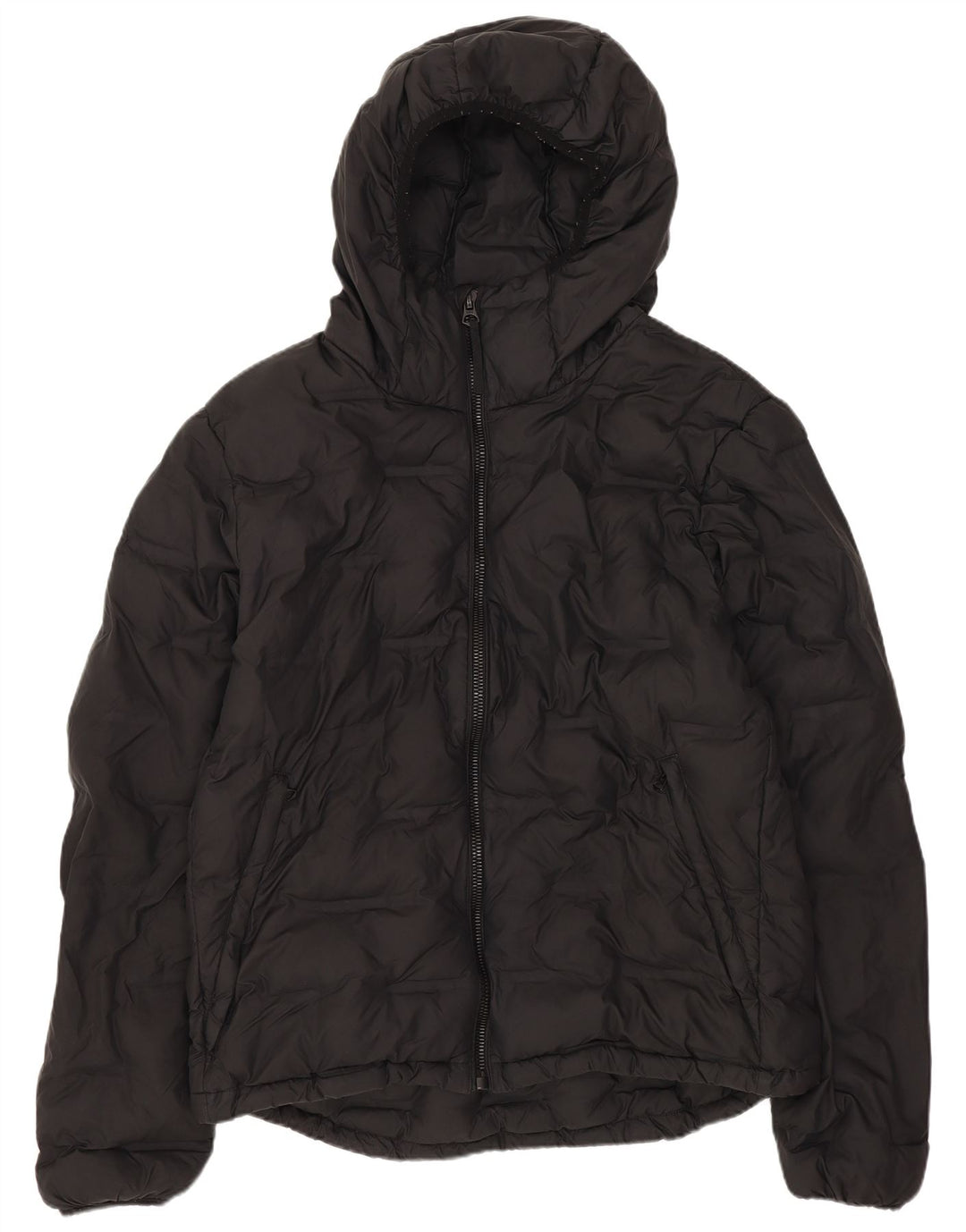 Jachetă căptușită cu glugă Superdry pentru bărbați UK 40 Poliester negru mare