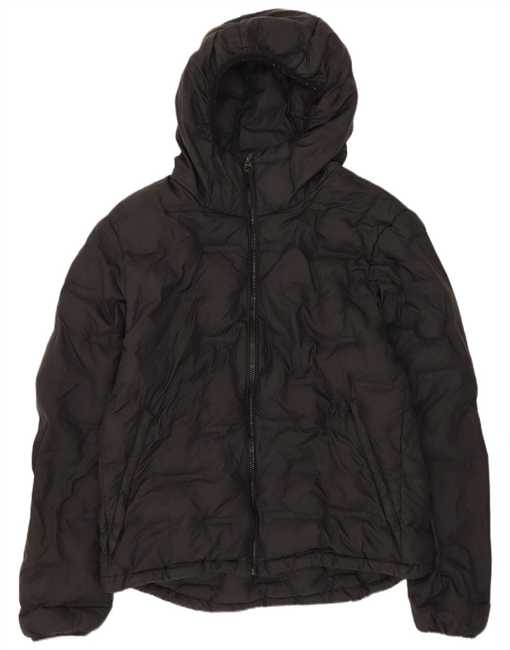 Jachetă căptușită cu glugă Superdry pentru bărbați UK 40 Poliester negru mare