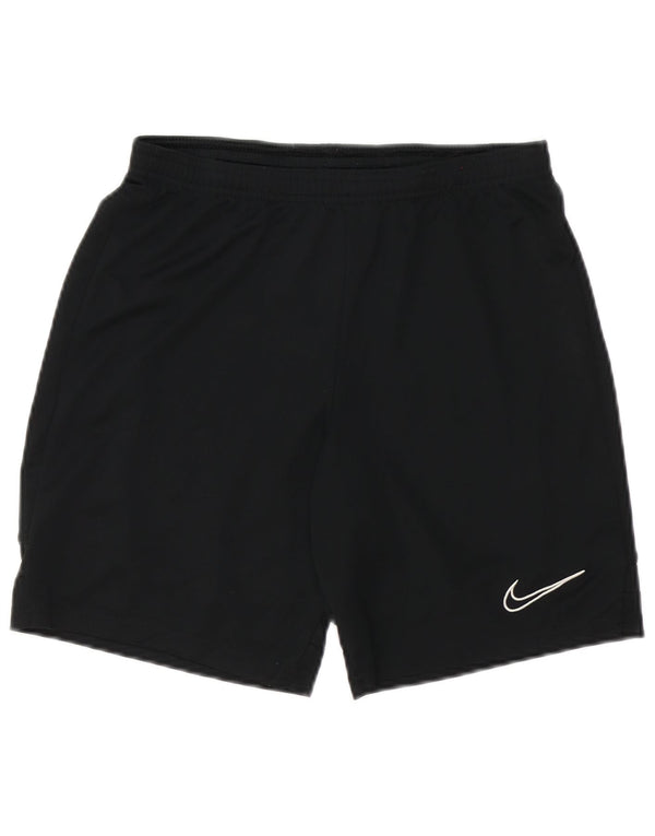 Pantaloni scurți sport Nike Dri Fit pentru bărbați, poliester negru mic