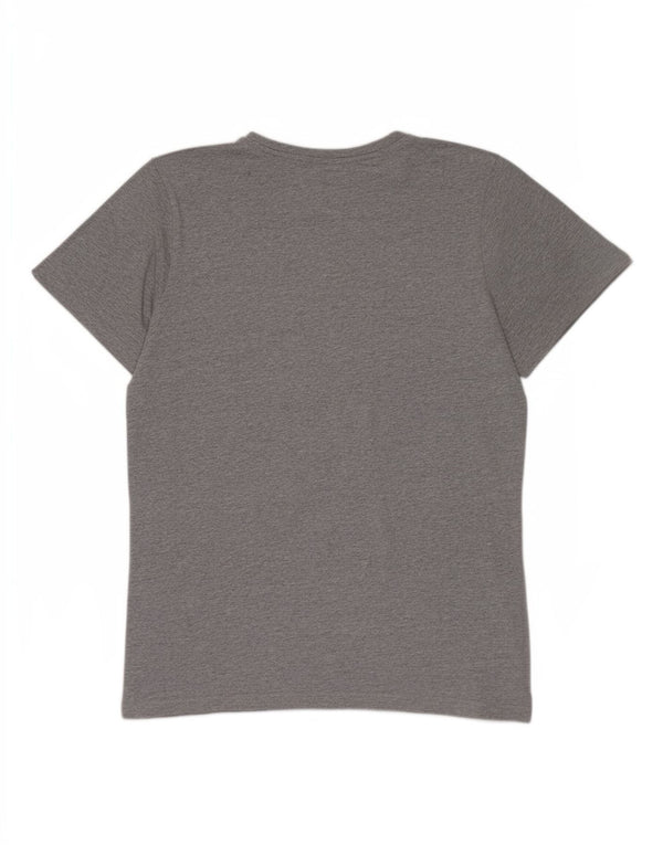 Tricou cu grafică pentru bărbați Ellesse Top din bumbac cu pete gri mediu