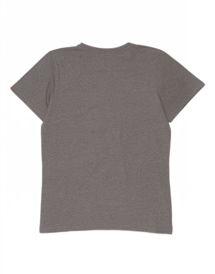 Tricou cu grafică pentru bărbați Ellesse Top din bumbac cu pete gri mediu
