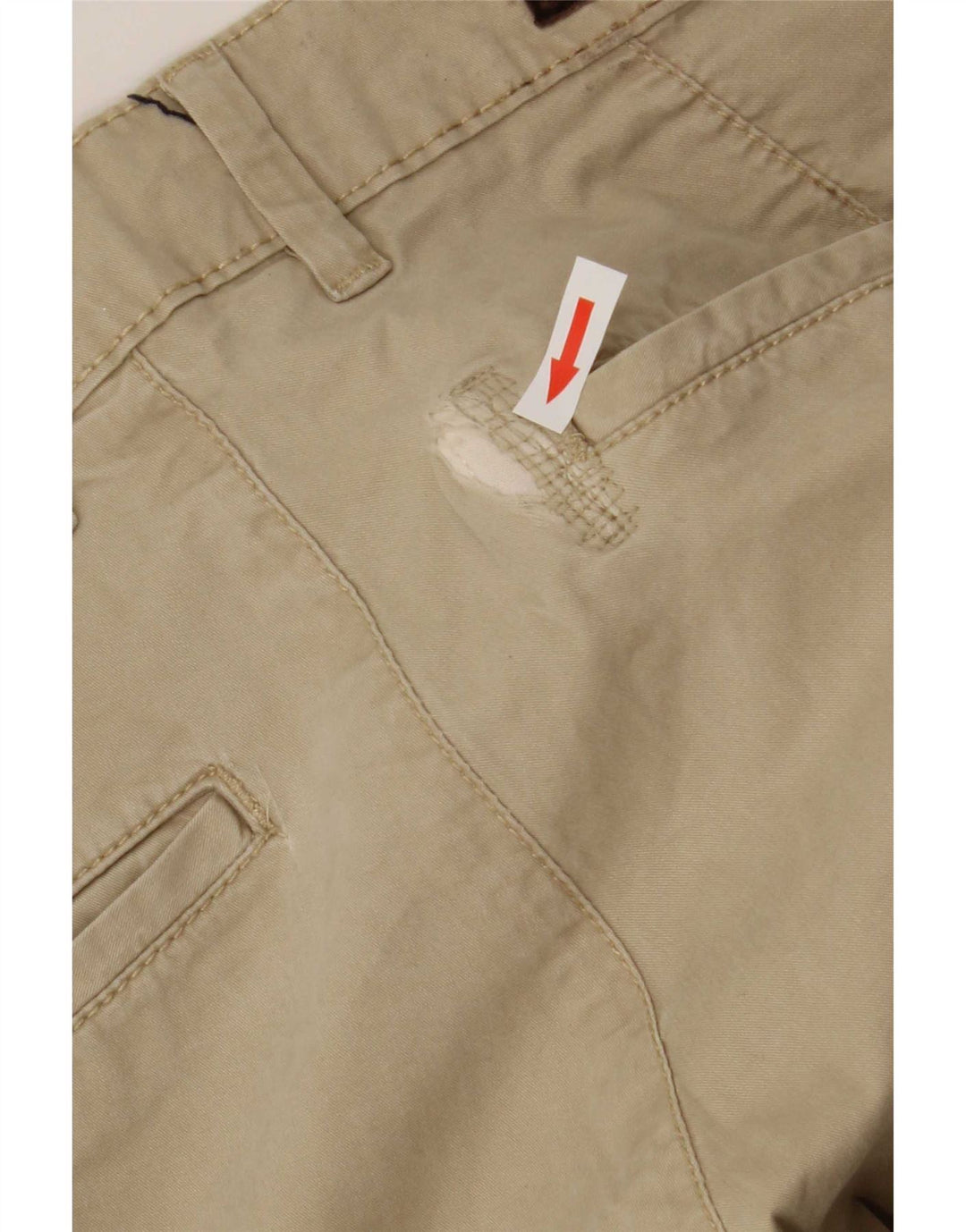 Pantaloni chino slim pentru bărbați Zara EU 40 Mediu L34 L32 Bej