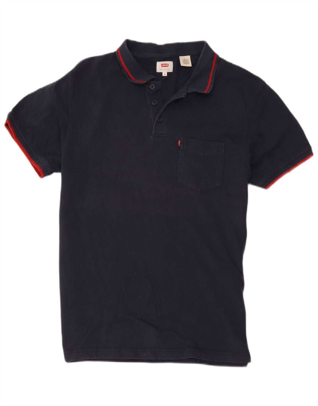 Tricou polo Levi's pentru bărbați, bumbac, albastru bleumarin mediu