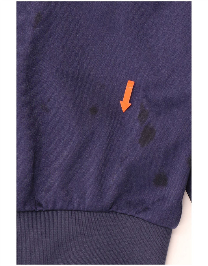 Jachetă de top pentru trening grafic ASICS pentru femei IT 48 XL, alb, bloc de culoare