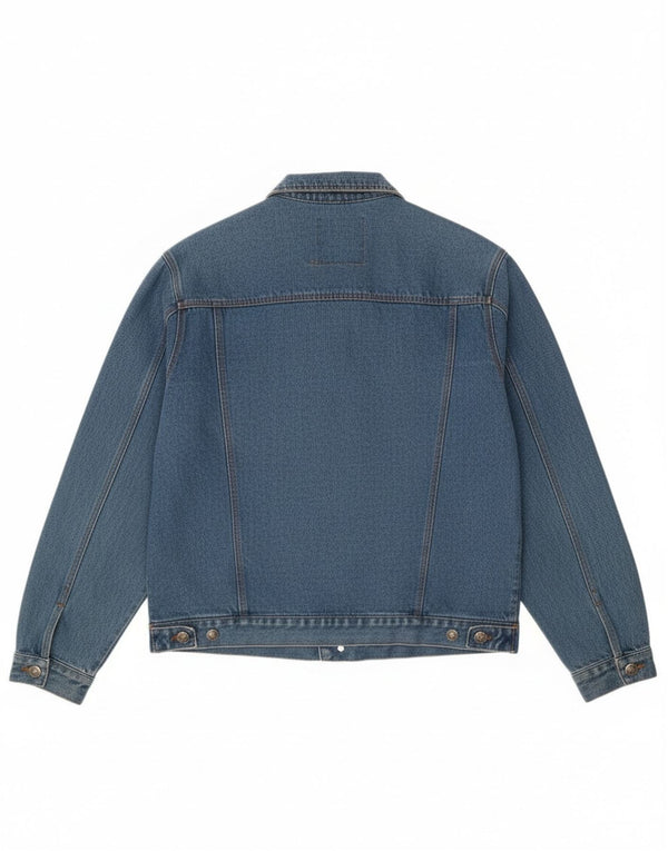 Jachetă de blugi vintage pentru bărbați UK 42 XL Blue Cotton Classic