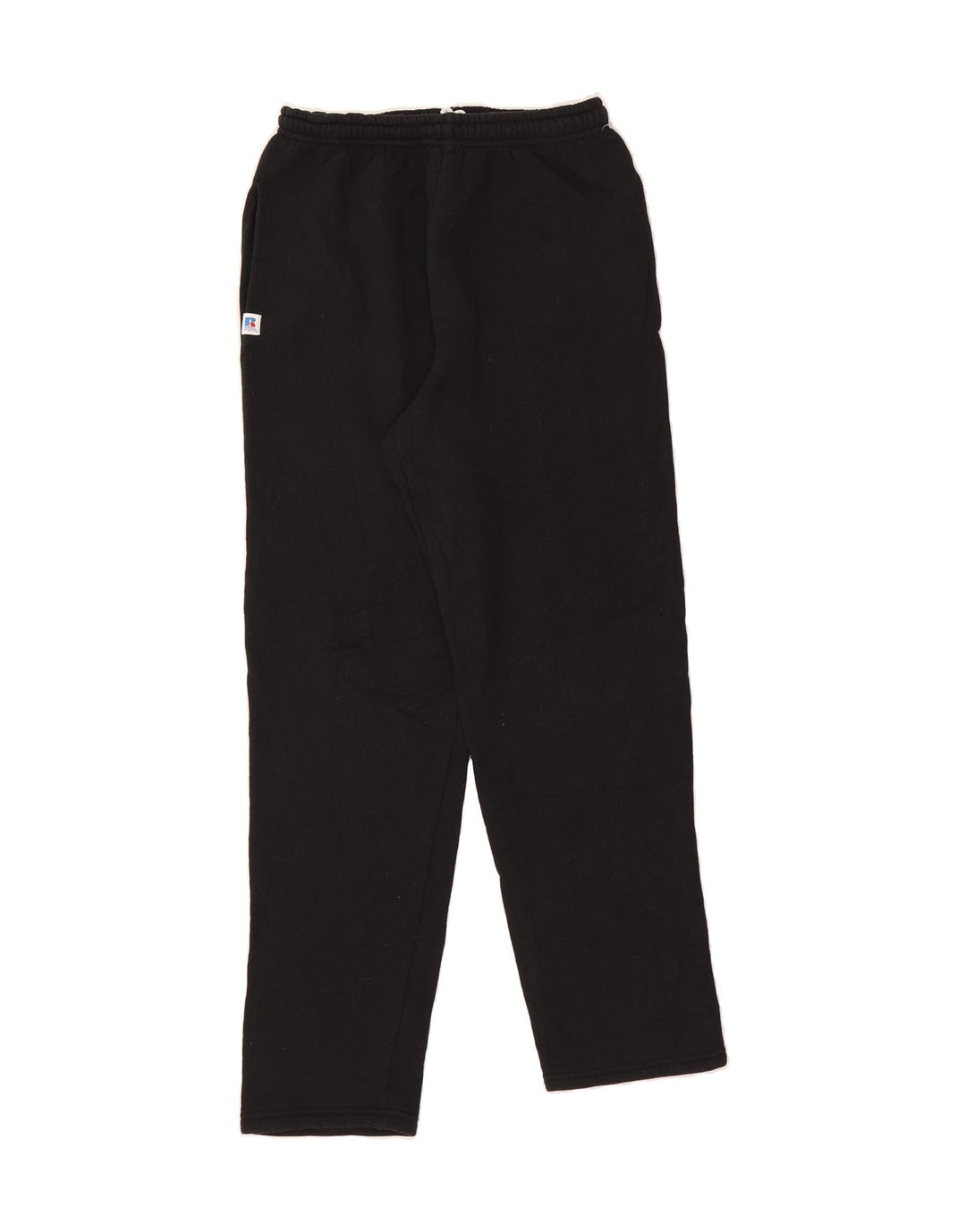 RUSSELL ATHLETIC Mens Tracksuit Trousers Small  Black Cotton Vintage Russell Athletic and Second-Hand Russell Athletic from Messina Hembry 