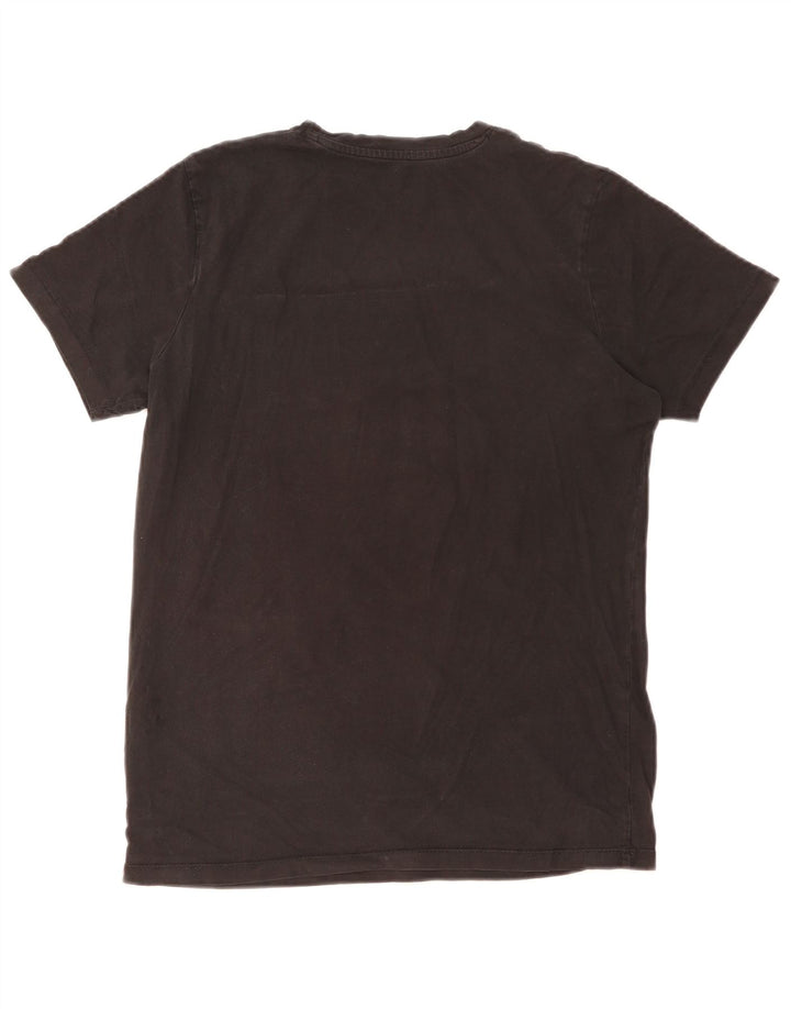 Tricou cu grafic Jack & Jones pentru bărbați Top mediu din bumbac negru
