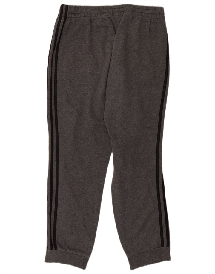 Pantaloni de trening Adidas pentru bărbați Joggeri mari, gri bumbac