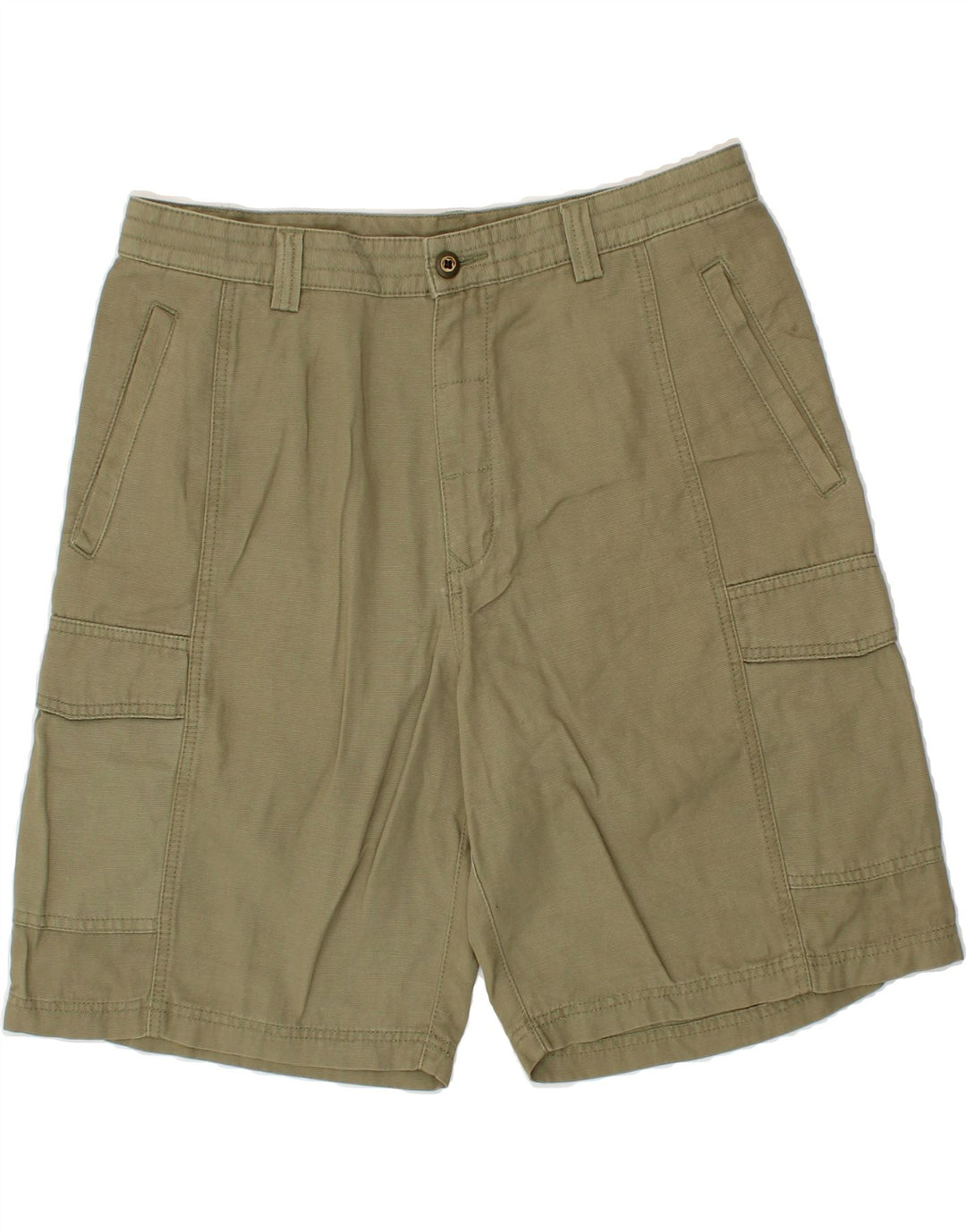 TOMMY BAHAMA Pantaloni scurți cargo pentru bărbați, cu tăiere relaxată, W33 Medium Khaki Tencel