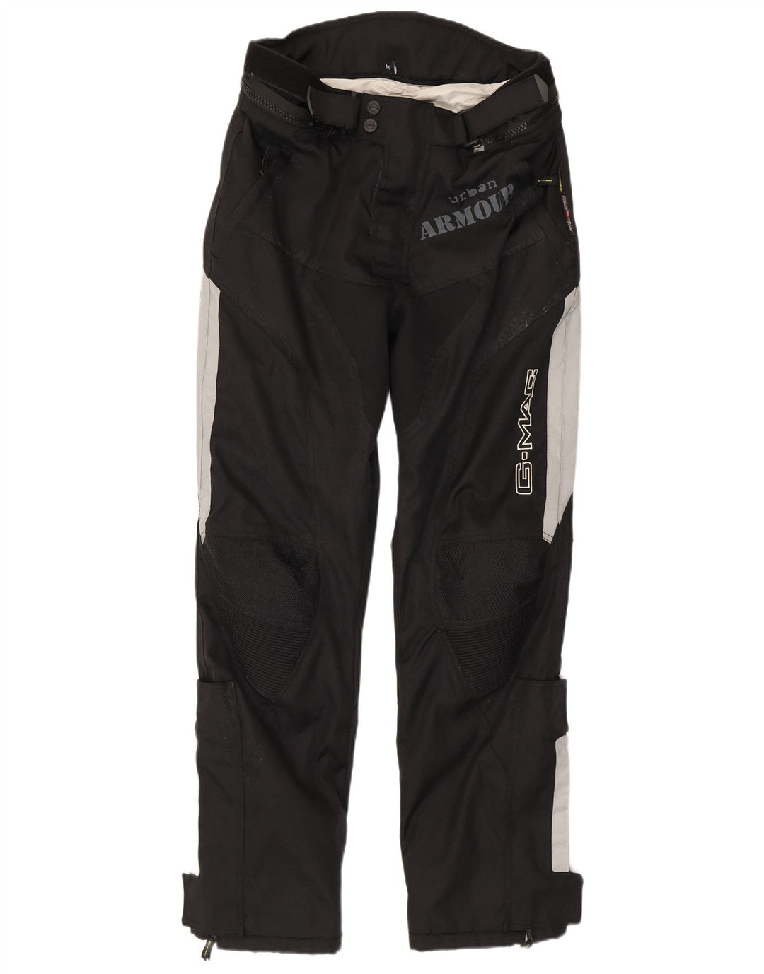 Pantaloni grafici pentru bărbați G-mac Medium W32 L33 Negru Colorblock Motocicletă