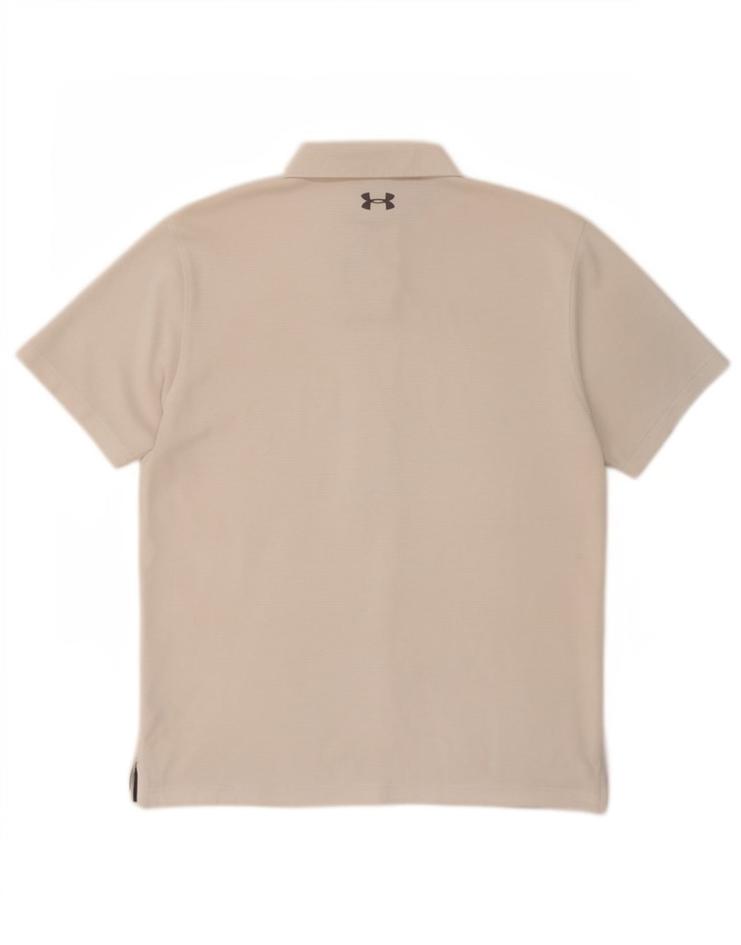 Tricou polo Under Armour pentru bărbați, mare, alb, poliester sport
