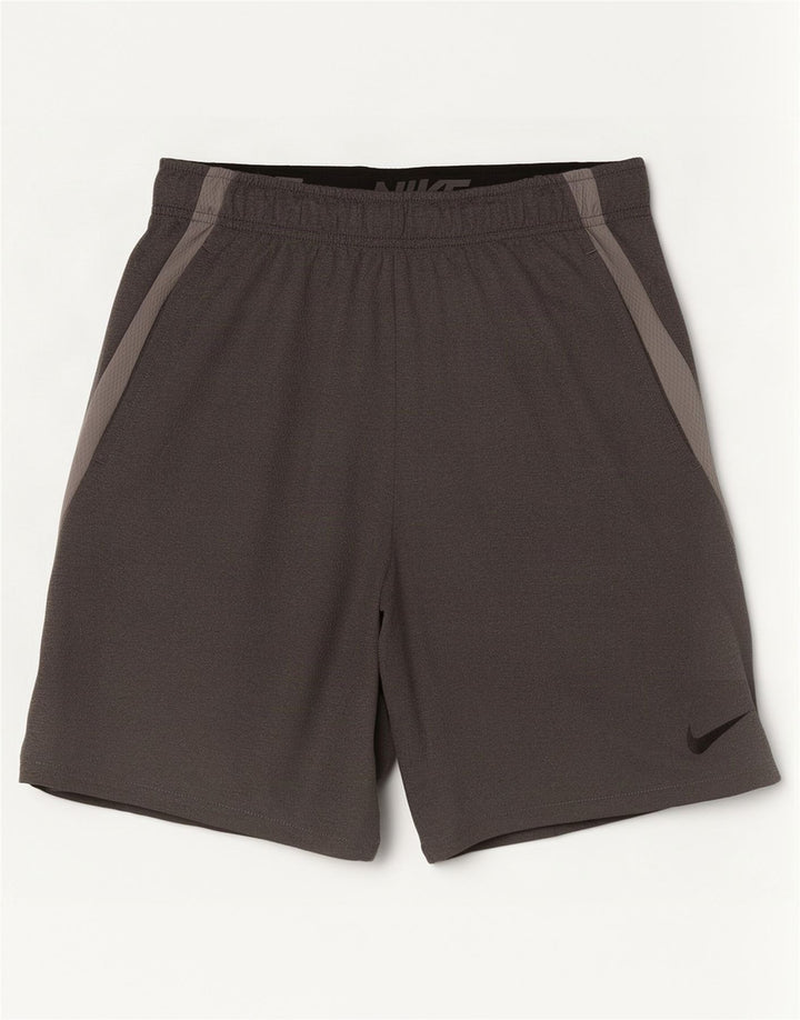 Pantaloni scurți sport Nike Dri Fit pentru bărbați, gri mediu, poliester