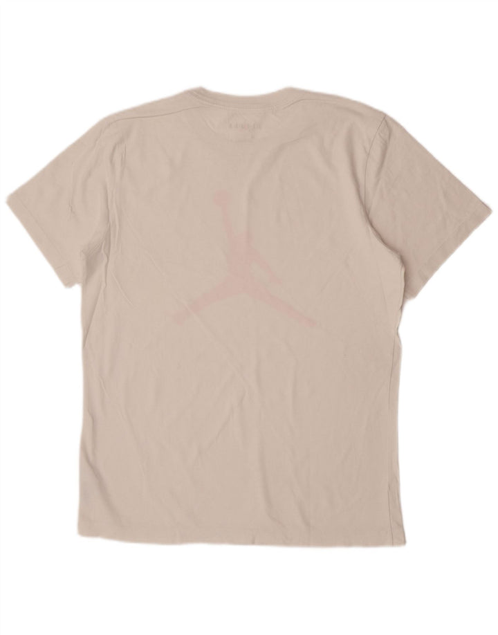Tricou grafic Jordan pentru bărbați Top, mediu alb, bumbac