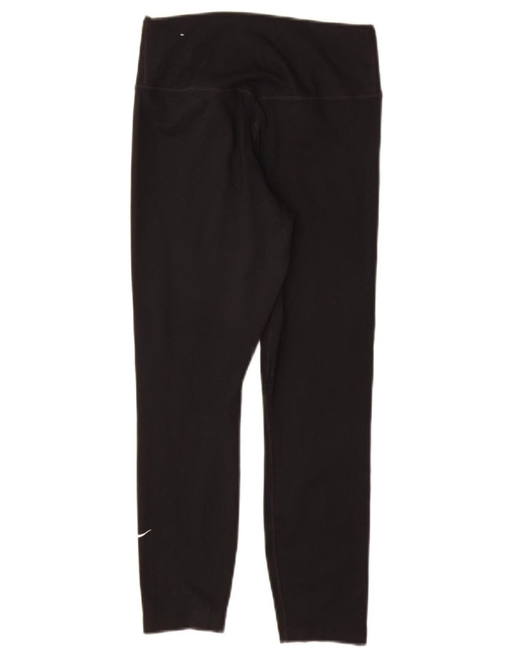 Leggings NIKE Dri Fit Capri pentru femei UK 4 XS Poliester negru