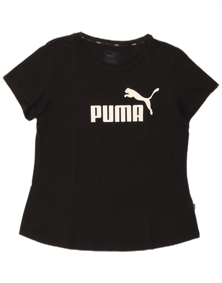 Tricou grafic PUMA pentru femei Top UK 14 Medium Black Bumbac