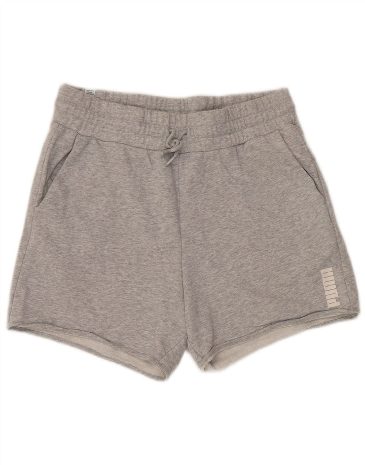 Pantaloni scurți sport PUMA pentru bărbați, bumbac, gri mediu